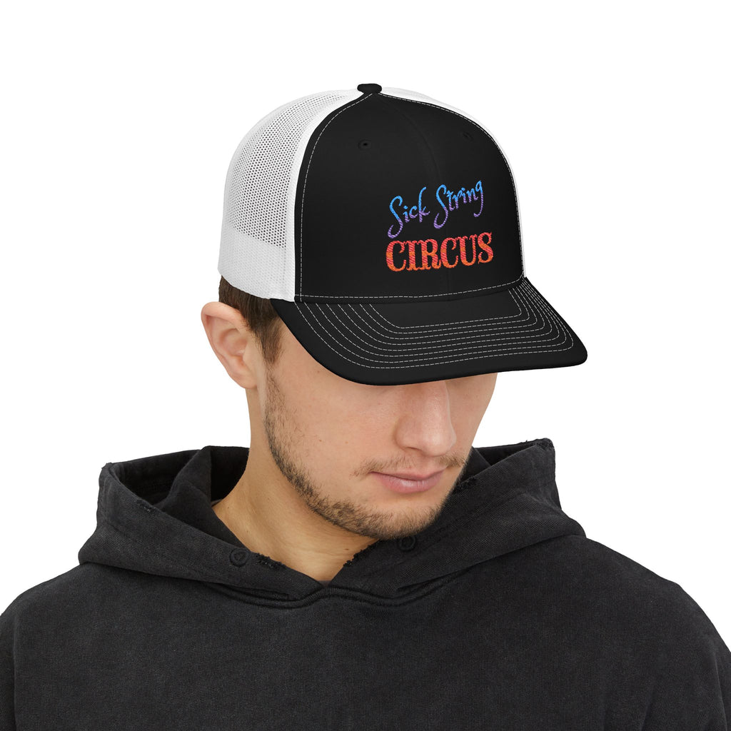 Sick String Circus Snapback Trucker Cap – sick string circus merch